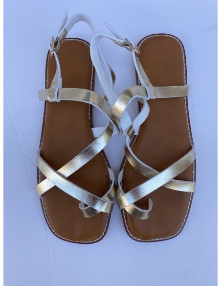 Sandalia Cayetana Dorada