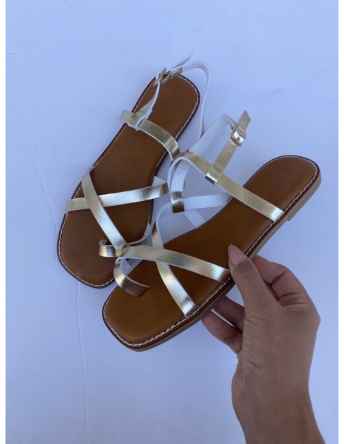 Sandalia Cayetana Dorada