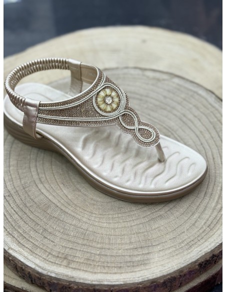 Sandalia Varadero Dorada