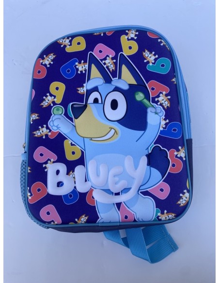 Mochila Bluey letras