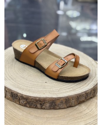 Sandalia Calle Camel