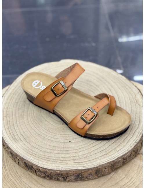 Sandalia Calle Camel