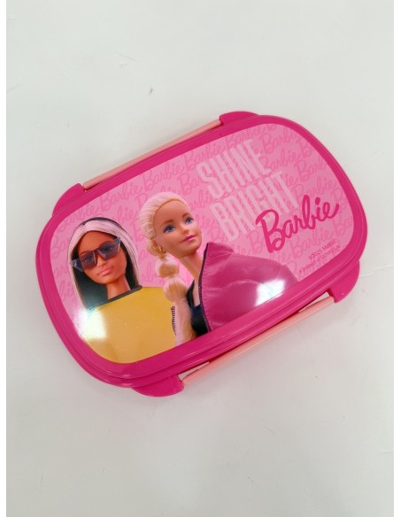 Sandwichera con cubiertos Barbie