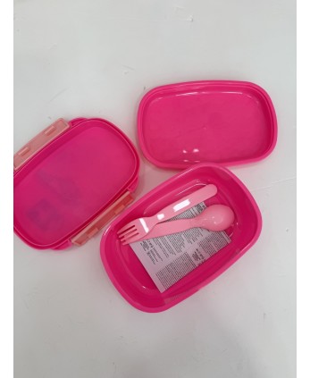 Sandwichera con cubiertos Barbie 2