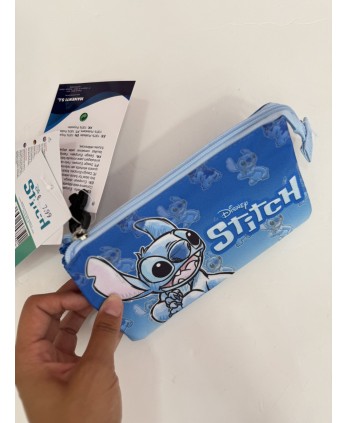 Estuche doble Stich azul