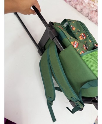 Mochila con carro Minecraft 2