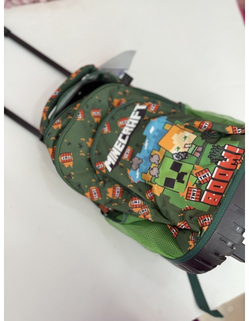 Mochila con carro Minecraft