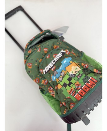 Mochila con carro Minecraft