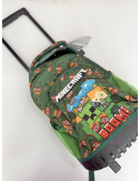 Mochila con carro Minecraft