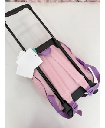 Mochila con carro Stich rosa 2