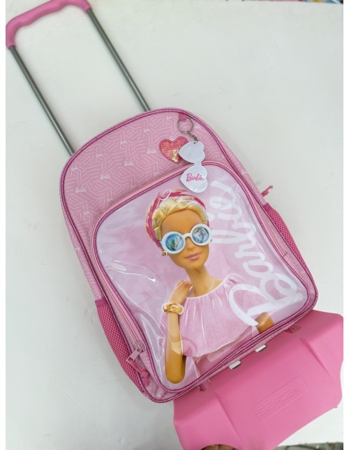 Mochila con carro Barbie