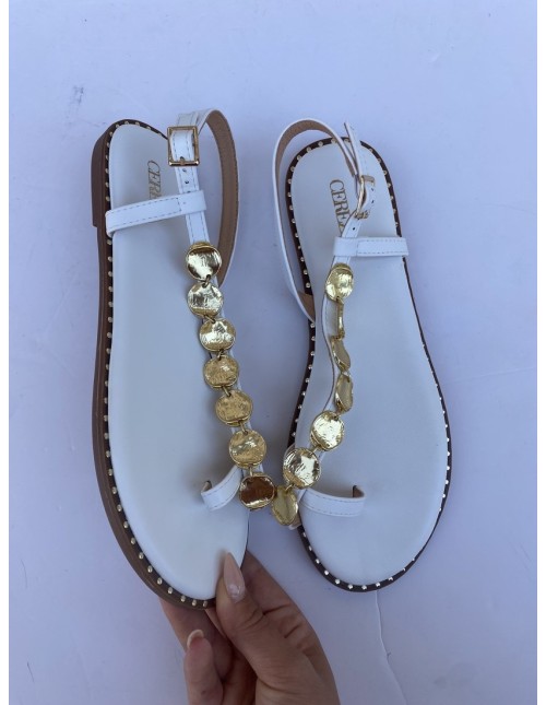 Sandalia Real blanca