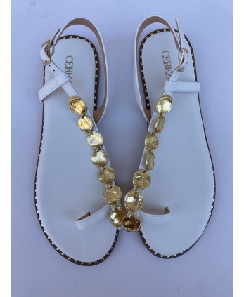 Sandalia Real blanca