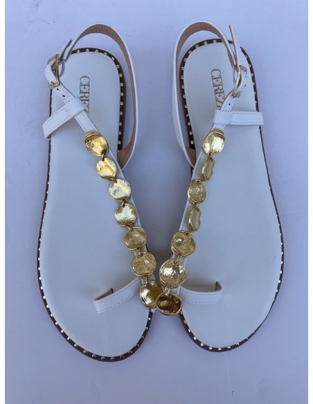 Sandalia Real blanca