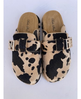 Zuecos Hebilla Cow 2