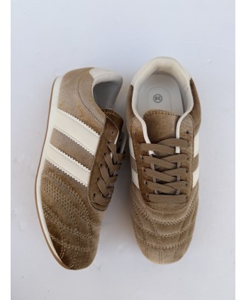 Deportiva Terciopelo Beige