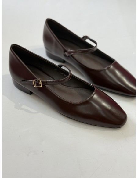 Manoletina Fina Marrón