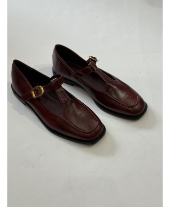 Mocasín Berta Granate 2