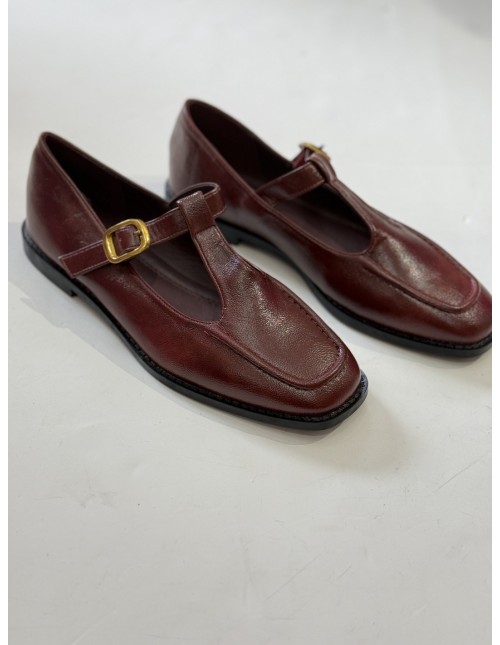 Mocasín Berta Granate