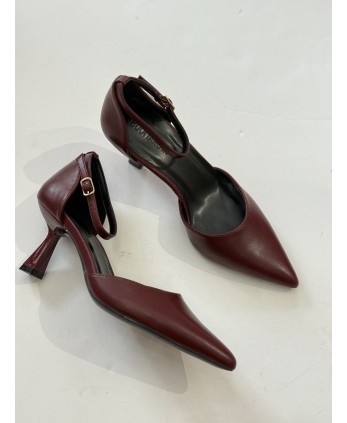 Tacón Julia Granate 2