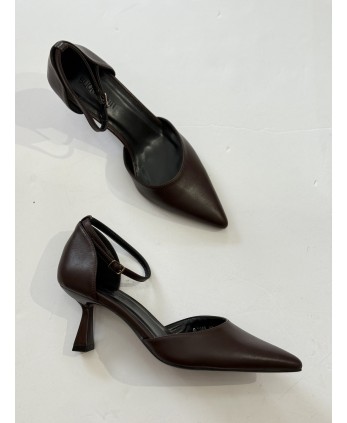 Tacón Julia Marrón 2