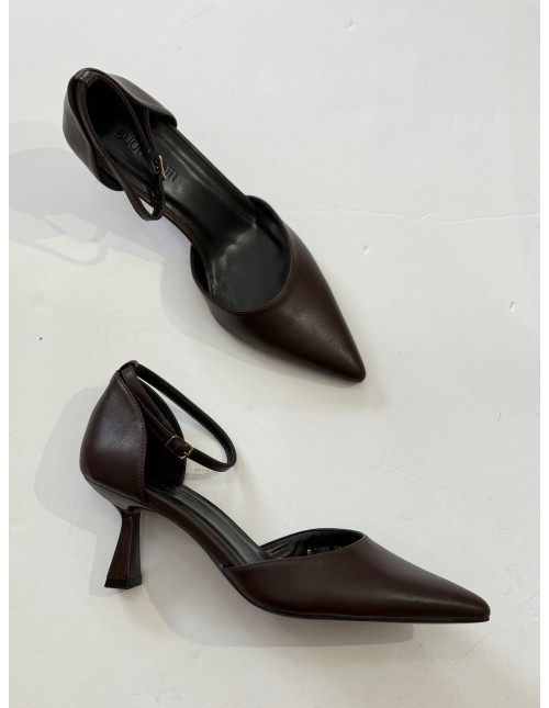 Tacón Julia Marrón