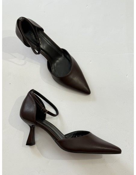 Tacón Julia Marrón