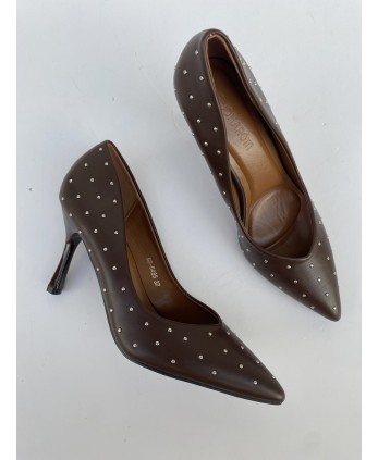 Tacón Julieta Marrón