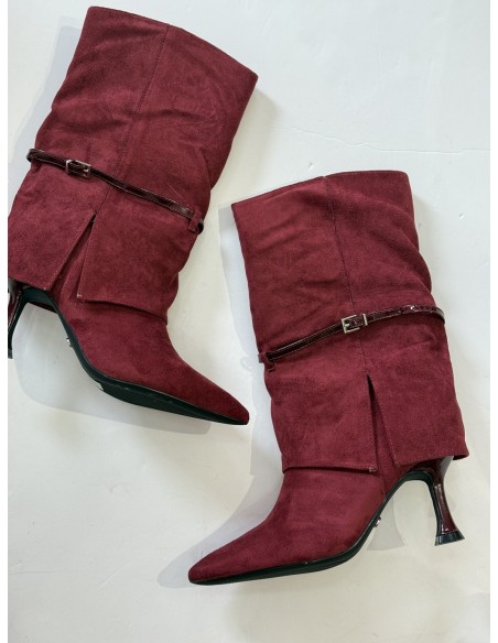 Botín Isabella Burdeos