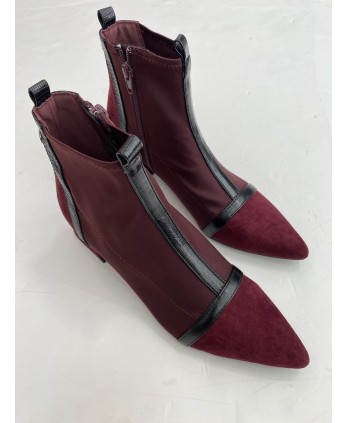 Botín Elise Burdeos 2