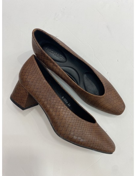 Tacón Siena marrón