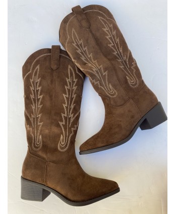 Bota Cowboy Marrón