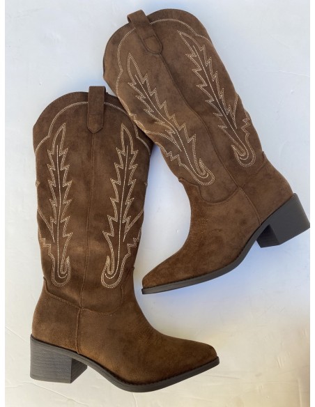Bota Cowboy Marrón