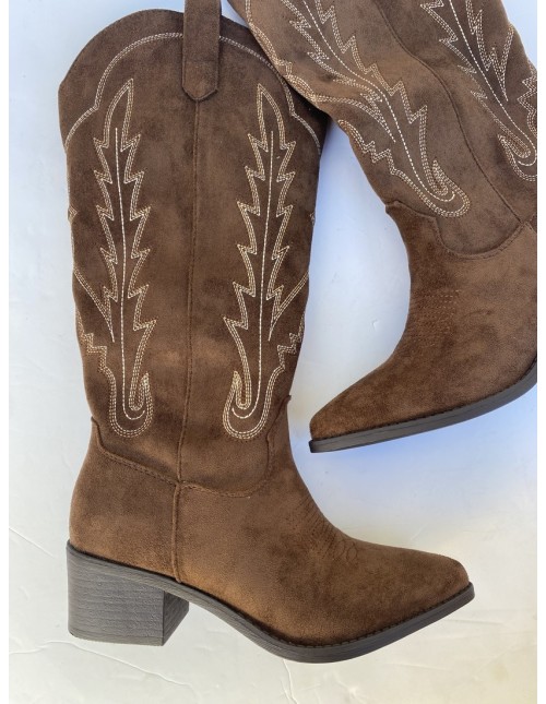 Bota Cowboy Marrón