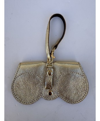 Funda de Gafas Piel Dorado