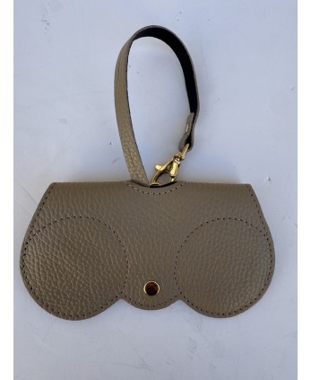Funda de Gafas Piel Beige