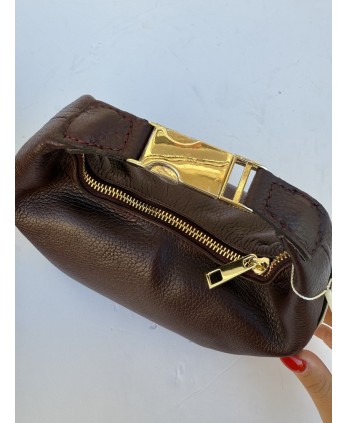 Bolso Alex Piel Granate 2