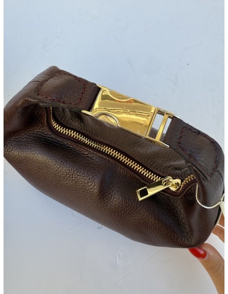 Bolso Alex Piel Granate