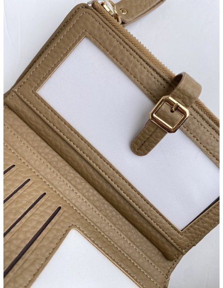 Cartera grande Taupe