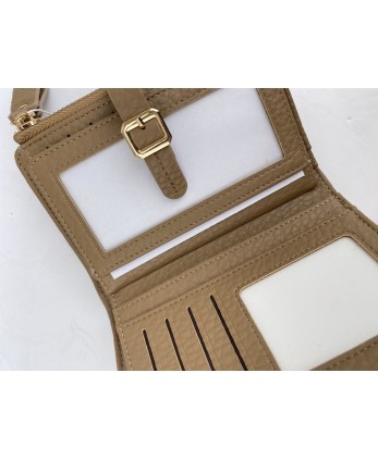 Cartera pequeña Taupe