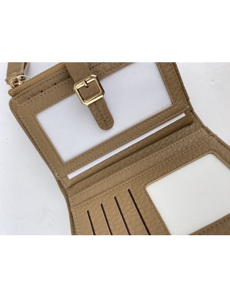 Cartera pequeña Taupe