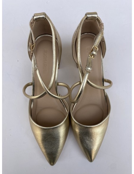 Tacón Dama Dorado