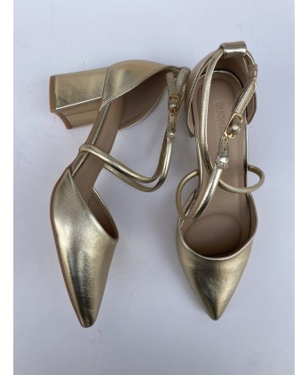 Tacón Dama Dorado 2