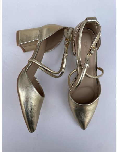 Tacón Dama Dorado