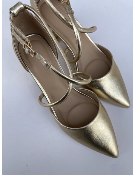 Tacón Dama Dorado
