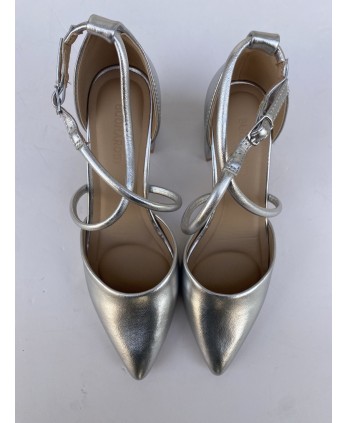 Tacón Dama Plata