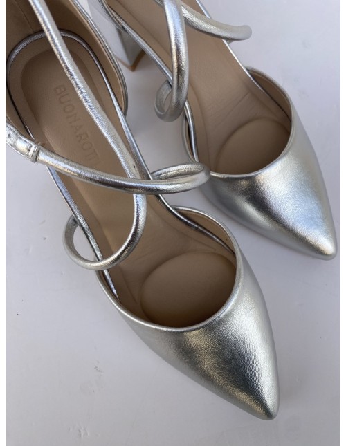 Tacón Dama Plata