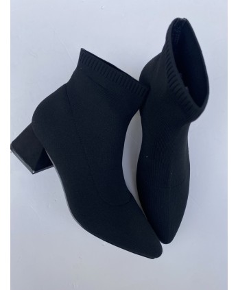 Botín calcetín Negro