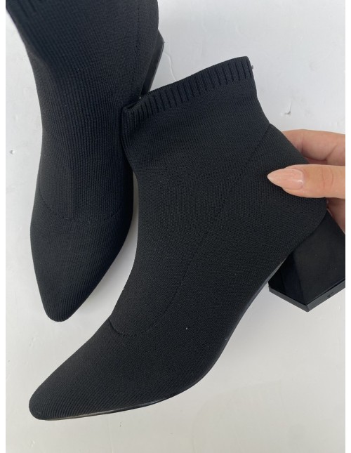Botín calcetín Negro