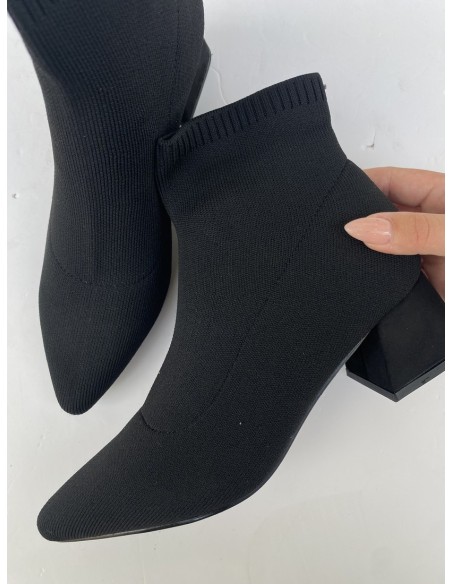 Botín calcetín Negro